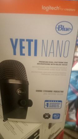 Yeti Nano Microphone With Blue Voice
