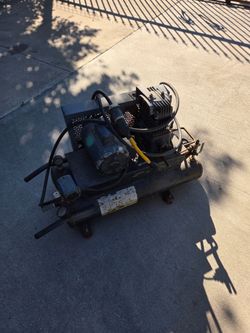 Job site dual air compressor