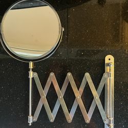 Ikea Wall Mount Extendable Mirror /make Up Mirror 