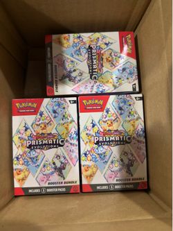Pokemon  Prismatic Evolutions Booster Bundle BULK AVAILABLE