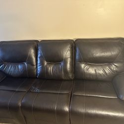 Reclining Leather couch 