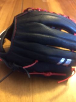 Nike Sha/Do Edge 12.5"Baseball Glove Infield Black Red BF1750 New LHT