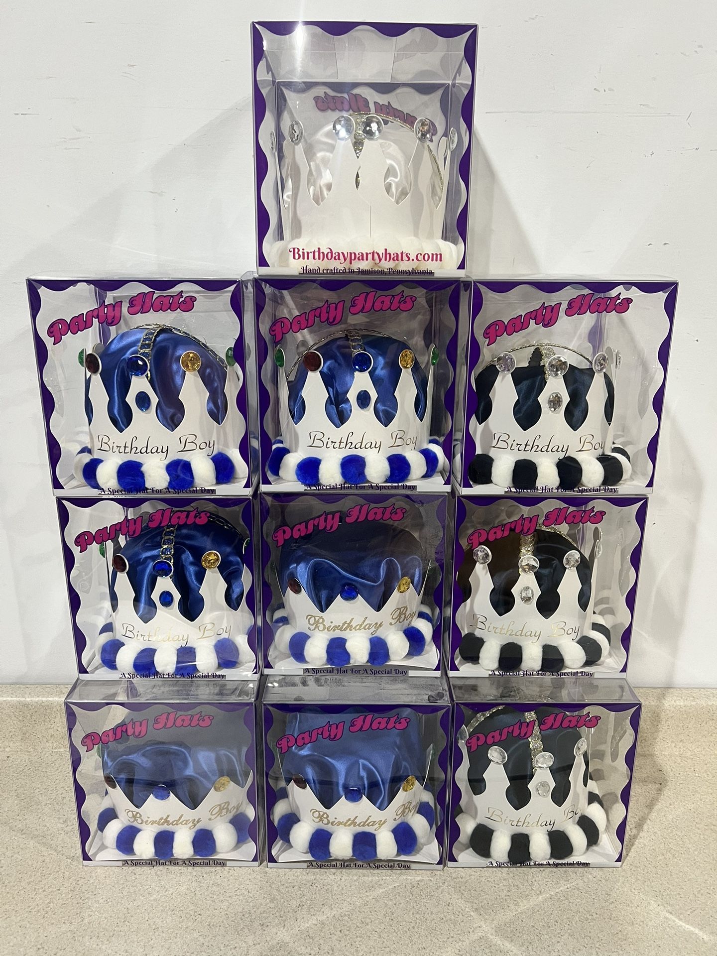 One (1) Brand New adorable Baby Boy Birthday Prince Hat $10 each p/u Willow Grove or Jamison PA 