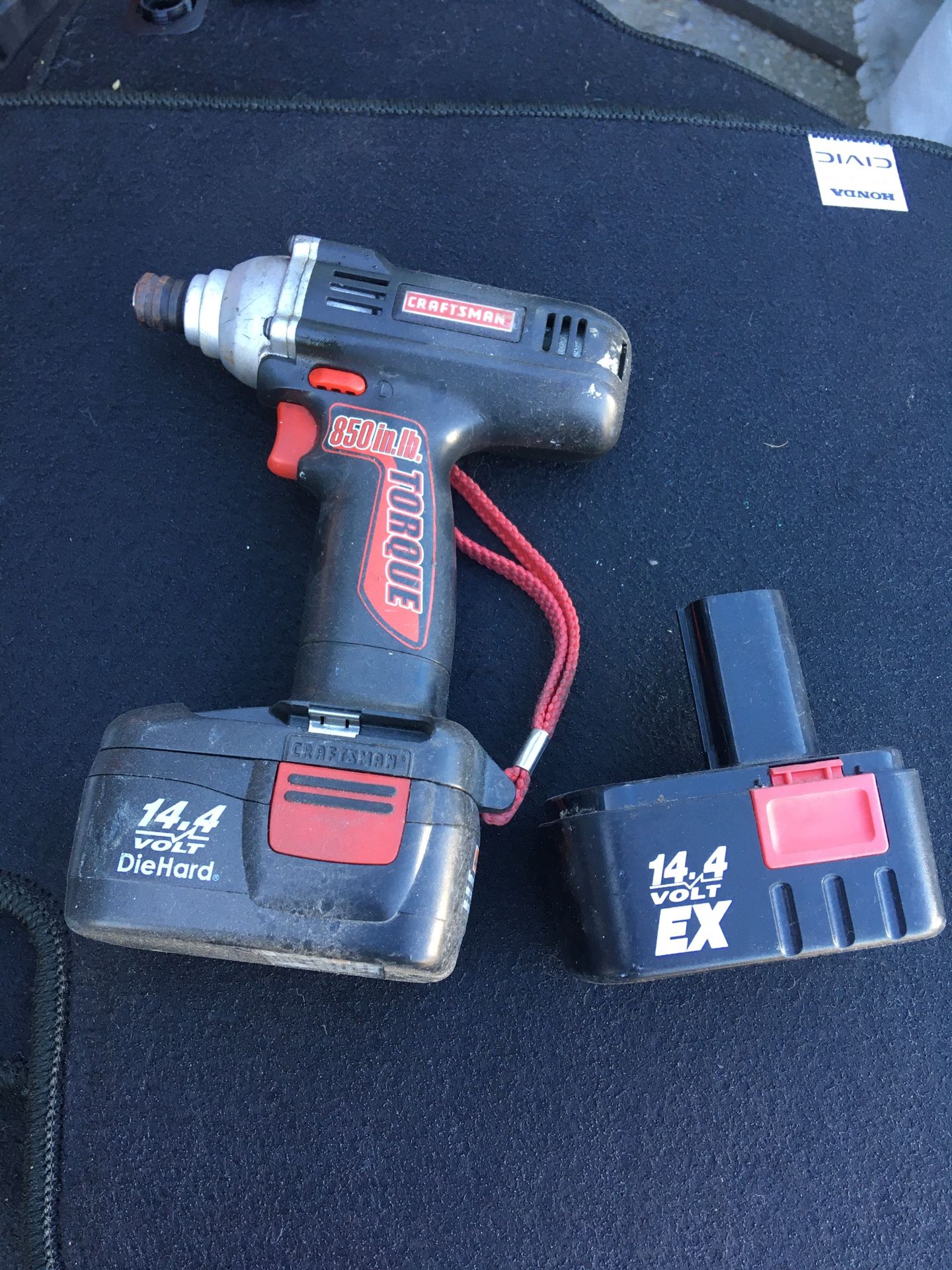 Craftsman Cordless impact driver, missing charger, it works, no brainer price,