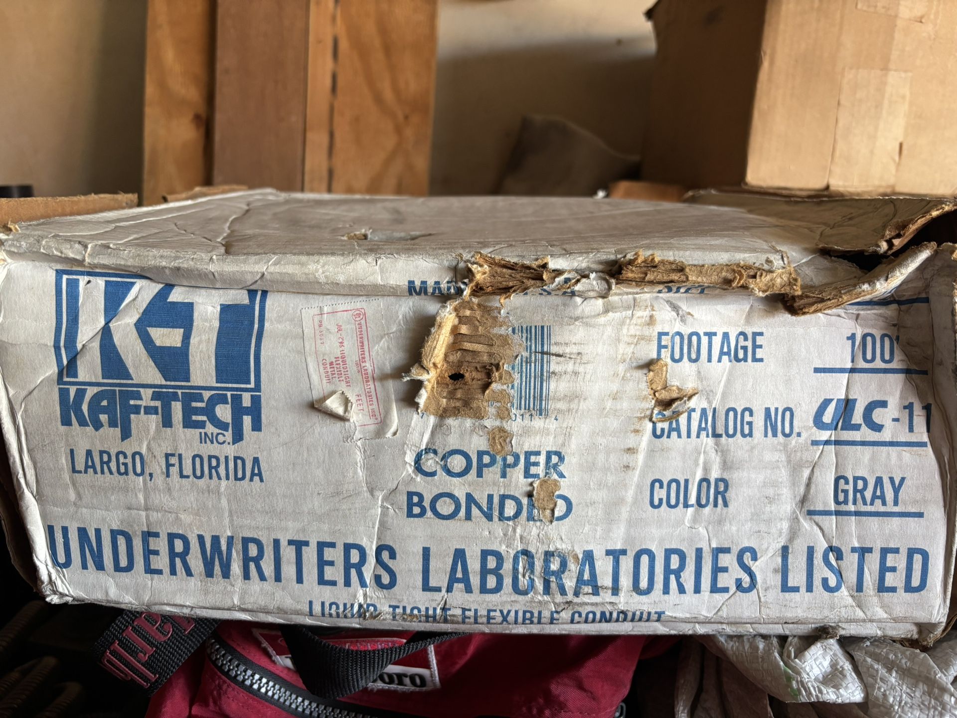 1/2” Flexible Conduit 100ft NOS