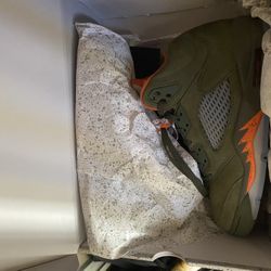 Jordan 5 Olive Green