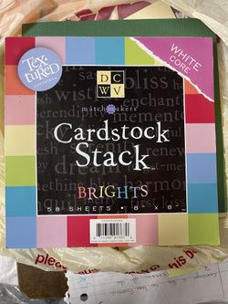 Scrapbook Card stock Paper 8x8