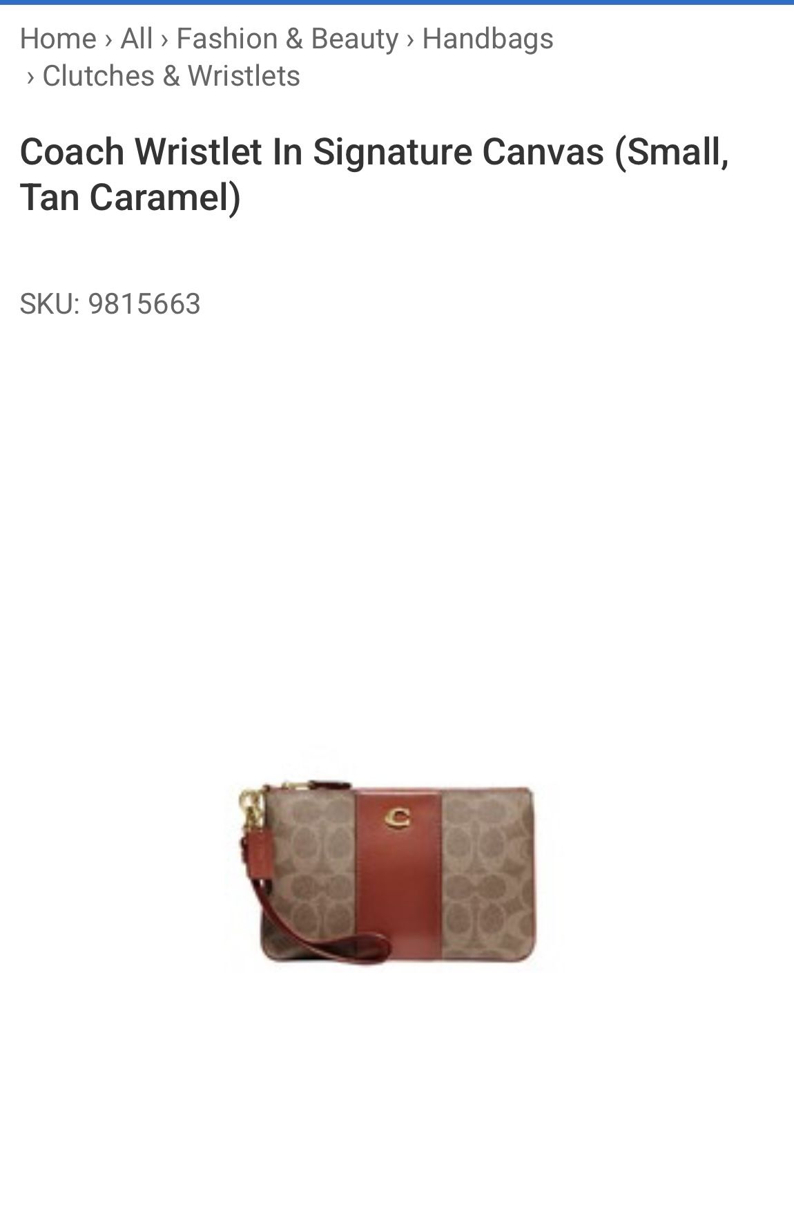 Women’s Coach Wallet New !!!