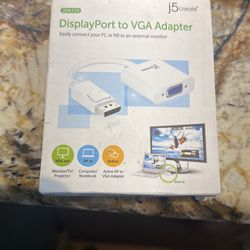 J5 Create DisplayPort To VGA Adapter