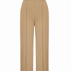 Grace Karin Elegant Tan High-Waisted Pants