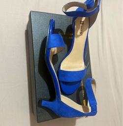 NEW Kitten Heels Royal Blue - Hablo Español
