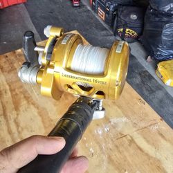 Used Penn International 16VISX & seeker OSP 4x-7'3" Rail rod Combo "Tuna Killer." 