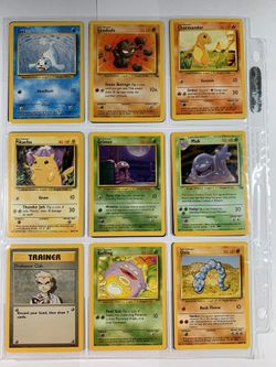 Pokémon first gen set of 9