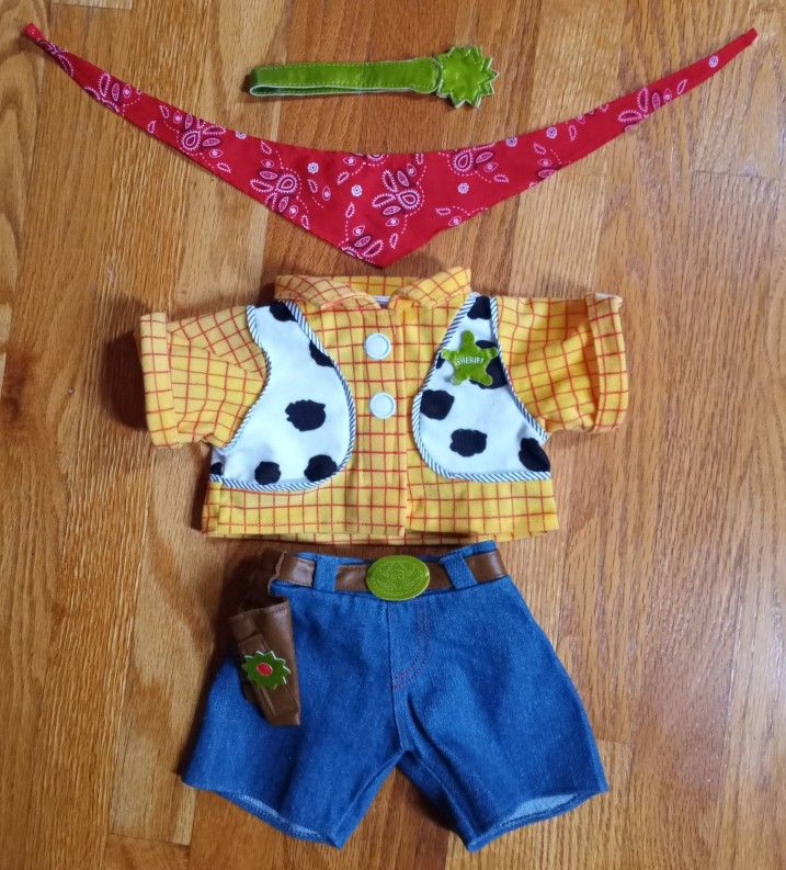 Woody From Toy Story Cowboy  Build-A-Bear Outfit