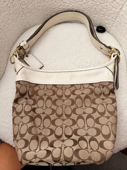 Coach Signature Hobo Shoulder Bag