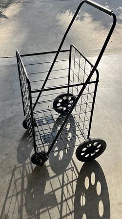 Folding Rolling Grocery Cart - Lightweight
