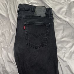 Levi's Black Denim Jeans