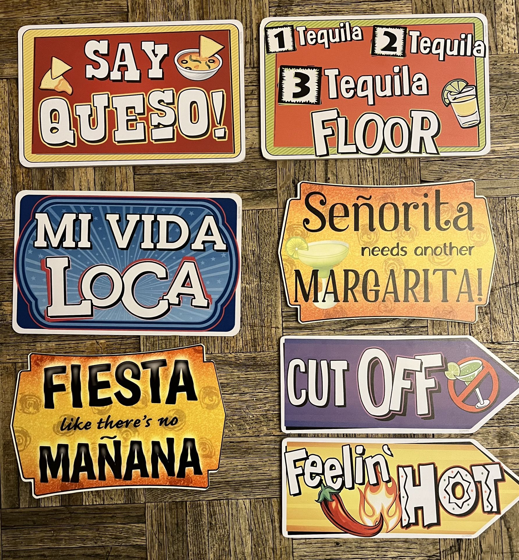 Splangish Party Photo Booth Signs