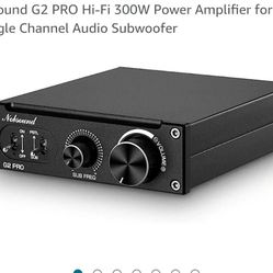 Nobsound G2 PRO Hi-Fi 300W Power Amplifier for Class D Single Channel Audio Subwoofer
