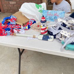 Nautical Attire Was Used For Baby shower