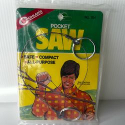 Coghlans 1987 POCKET SAW Sealed All Purpose Compact Safe Camping Hiking USA Made