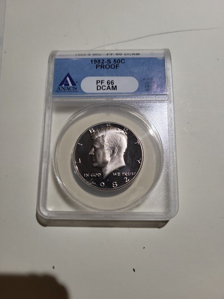1982-S, 50C PROOF Certified ANACS GEM!
