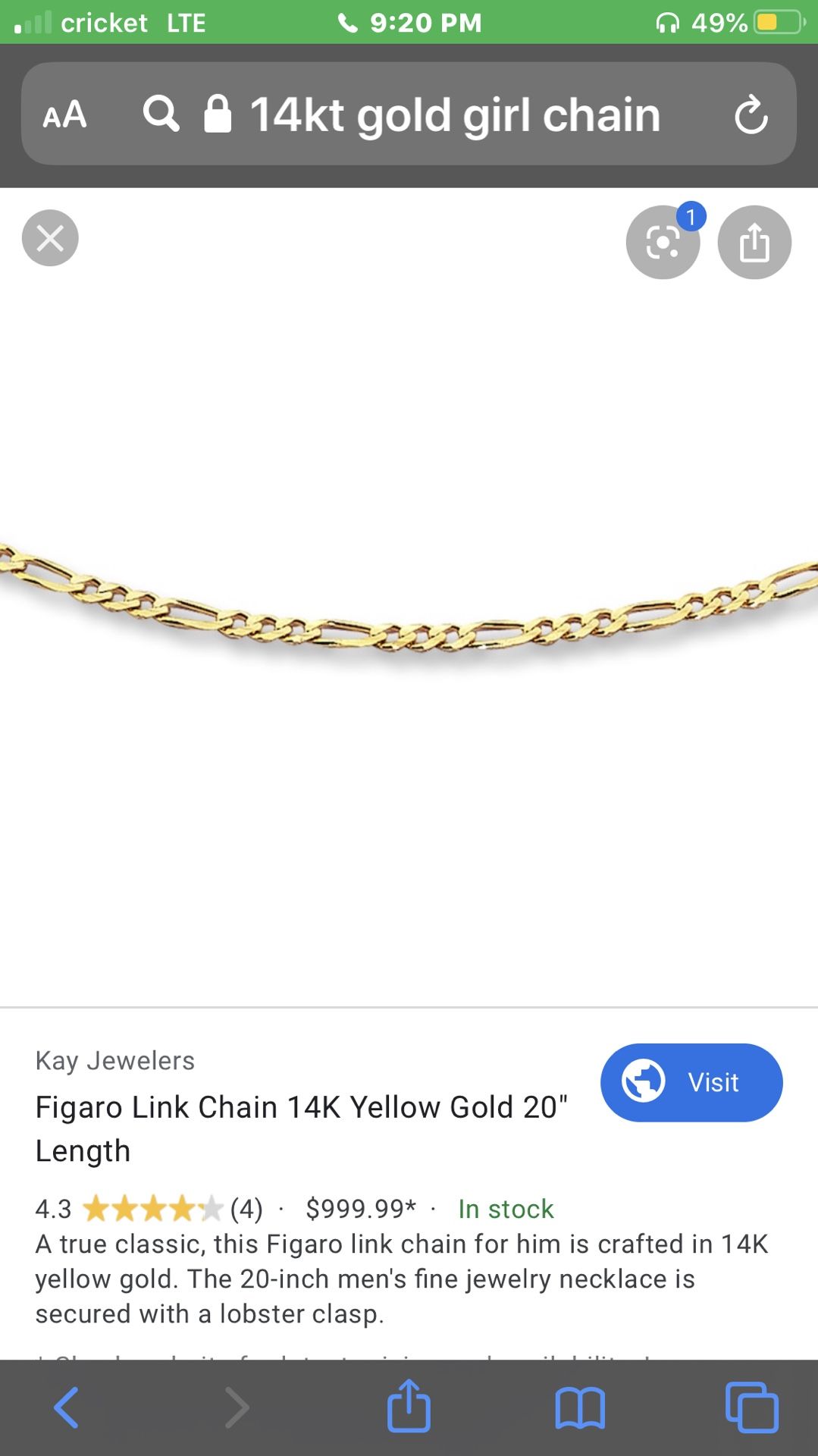 Chain 14th gold