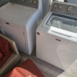 Maytag electric washer and dryer