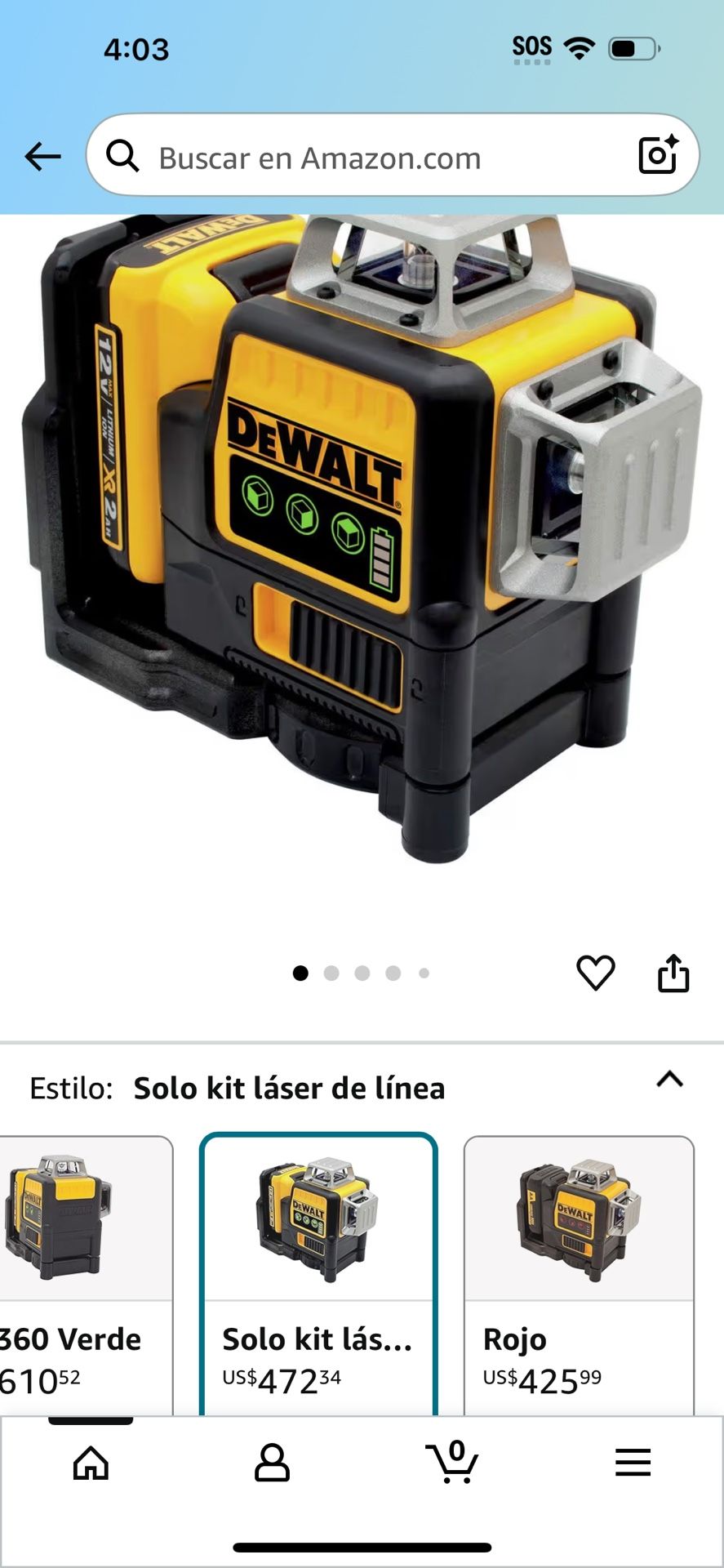 Laser 360’ Dewalt