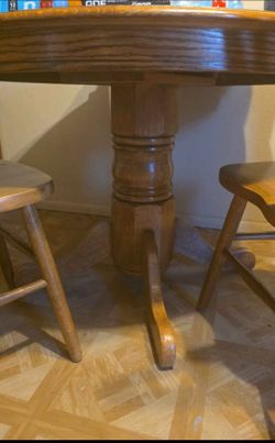 Wood table