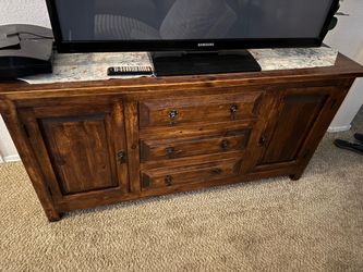 Solid wood Buffett hutch