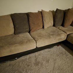 Free Sectional and Dining Room Table w/ Cha