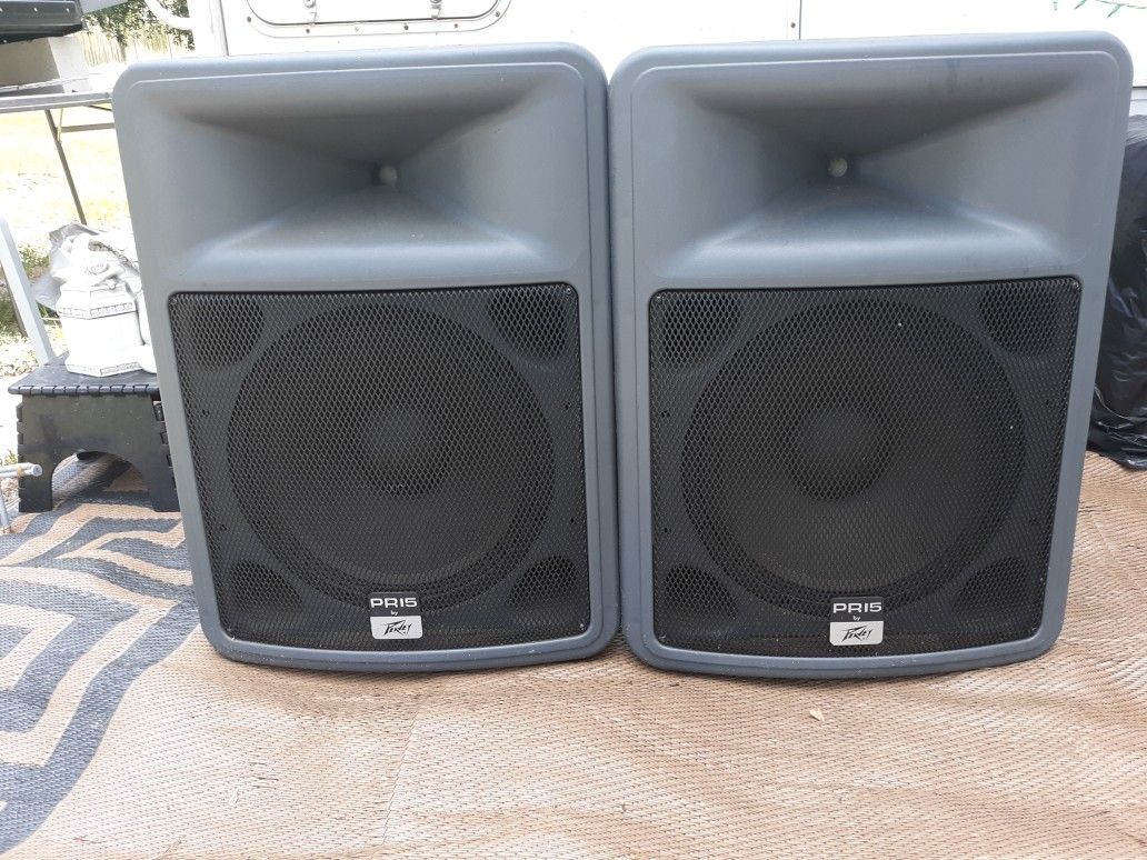 Peavy DJ SPEAKERS /TRIPOIDS