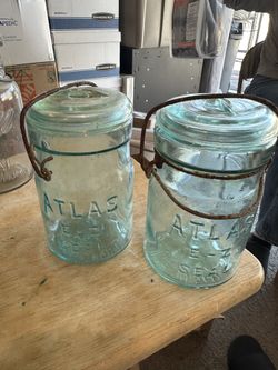 Vintage Atlas Jars