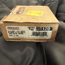 Replacement Pipe Die: For Ridgid Machine Universal Heads, 2 1/2 in to 4 in Pipe, NPT, Right Hand