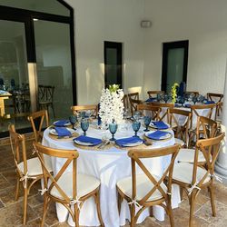 Wood Chairs - Tables - chiavari - tents