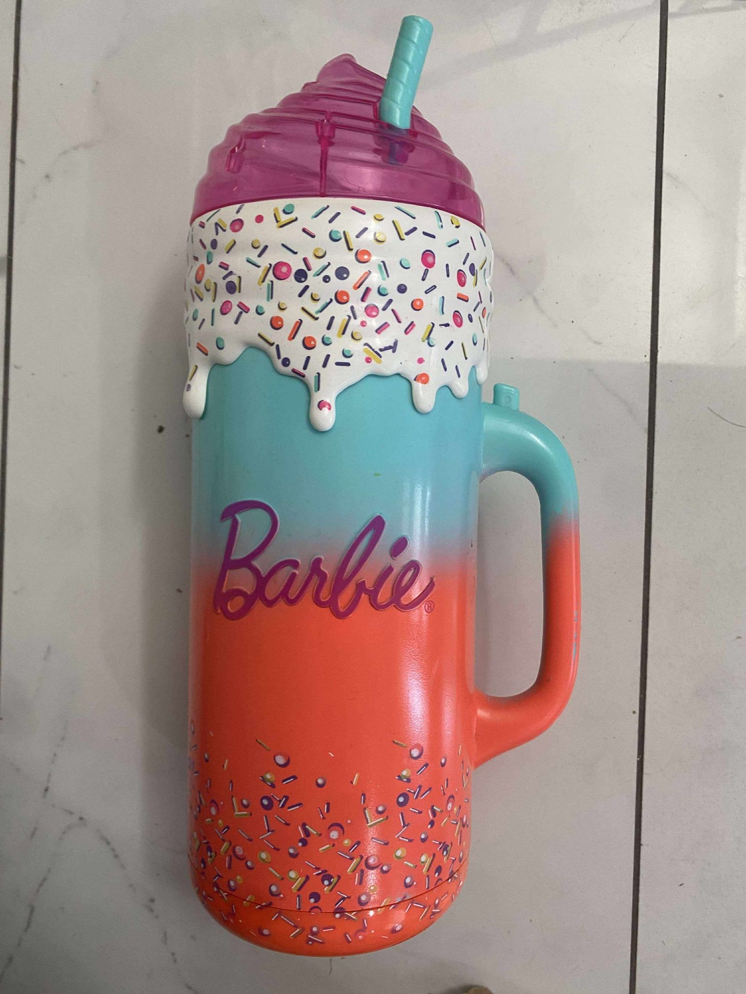 Barbie Pop Reveal Rise & Surprise Container Ice Cream Sundae Float Storage Case