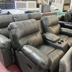 New 2-pc SOFA AND LOVESEAT RECLINING 