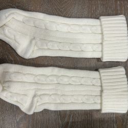 Small ivory/of White Christmas Stocking
