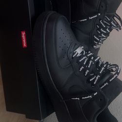 Supreme AF1 Black