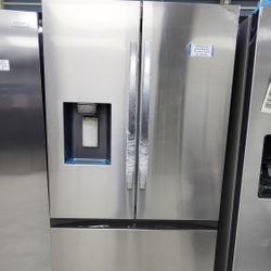 SAMSUNG 3 FRENCH DOOR REFRIGERATOR WITH 1YEAR WARRANTY 1AÑO DE GARANTIA POR ESCRITO 