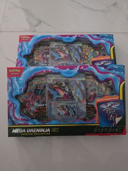 Pokemon TCG: Mega Greninja ex Premium Collection 8 Packs + Promo
