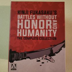 Kenji Fukasaku's Battles Without Honor And Humanity The Complete Collection Blu-ray Set Arrow Video