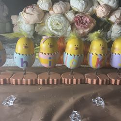 Easter Decor:  Vintage Easter  Chicks Tabletop Decor