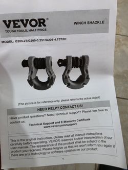 Winch shackles pin lock