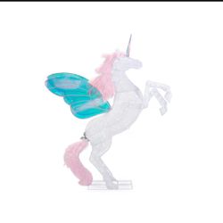 Home Accents Holiday 6 ft. Cool White LED Unicorn with Wings Holiday Yard Decoration