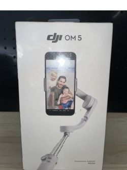 NEW SEALED DJI OM 5 Smartphone Gimbal Stabilizer Gray, 3-Axis Phone Gimbal