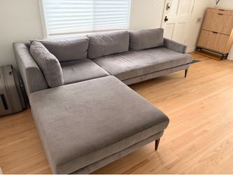 West Elm Andes Ottoman Sectional
