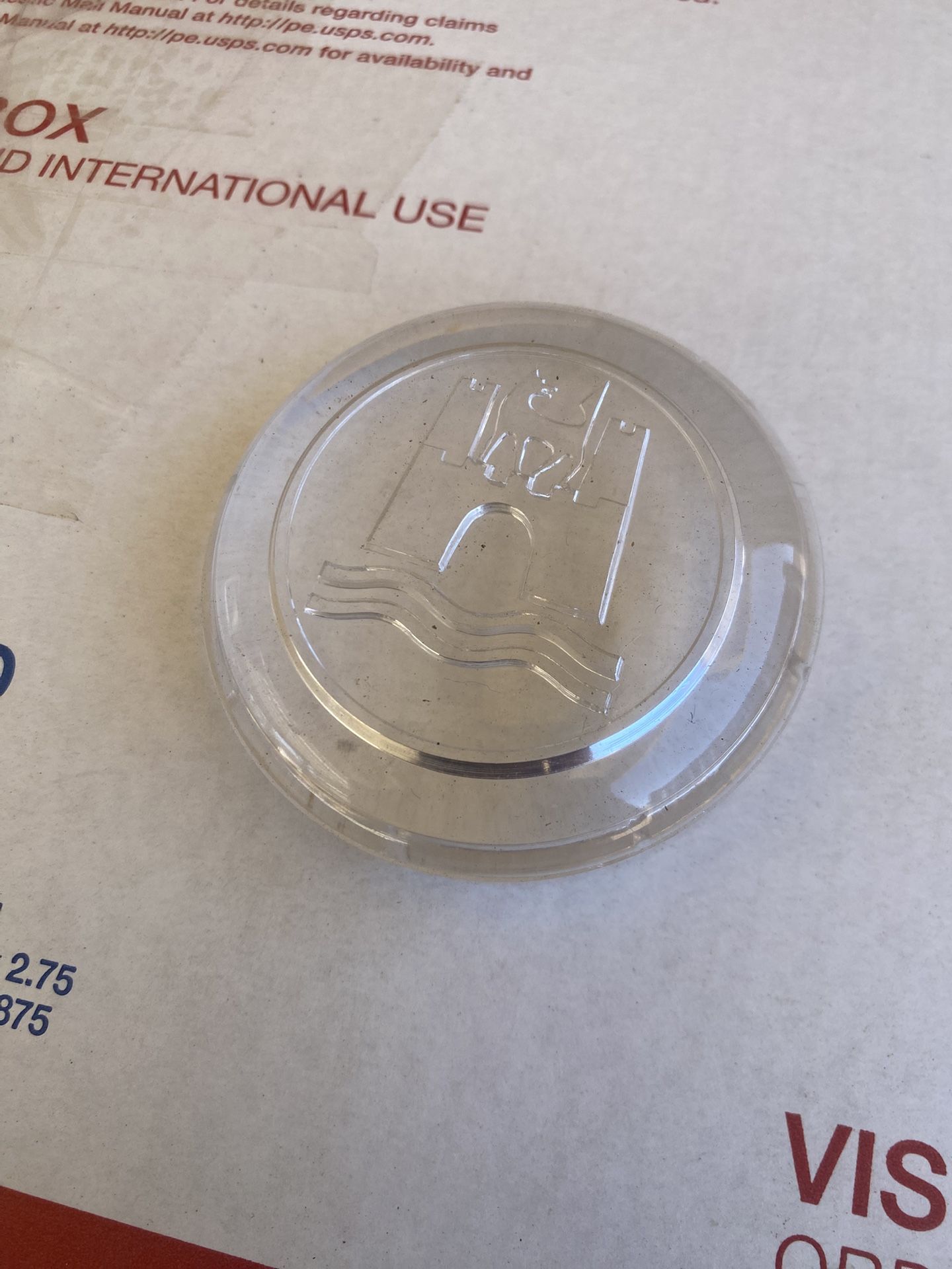 vw Early 61 Later Clear Hornbutton (aftermarket)