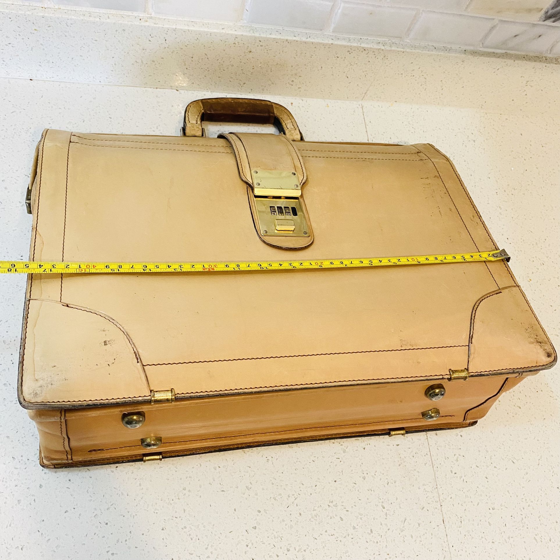 Renwick leather unsplit briefcase